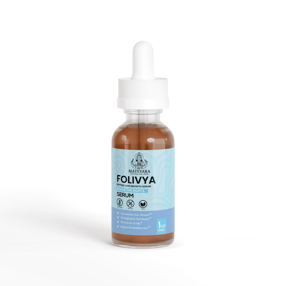 Folivya Peptide Hair Serum |Strengthening Formula - 1 fl oz