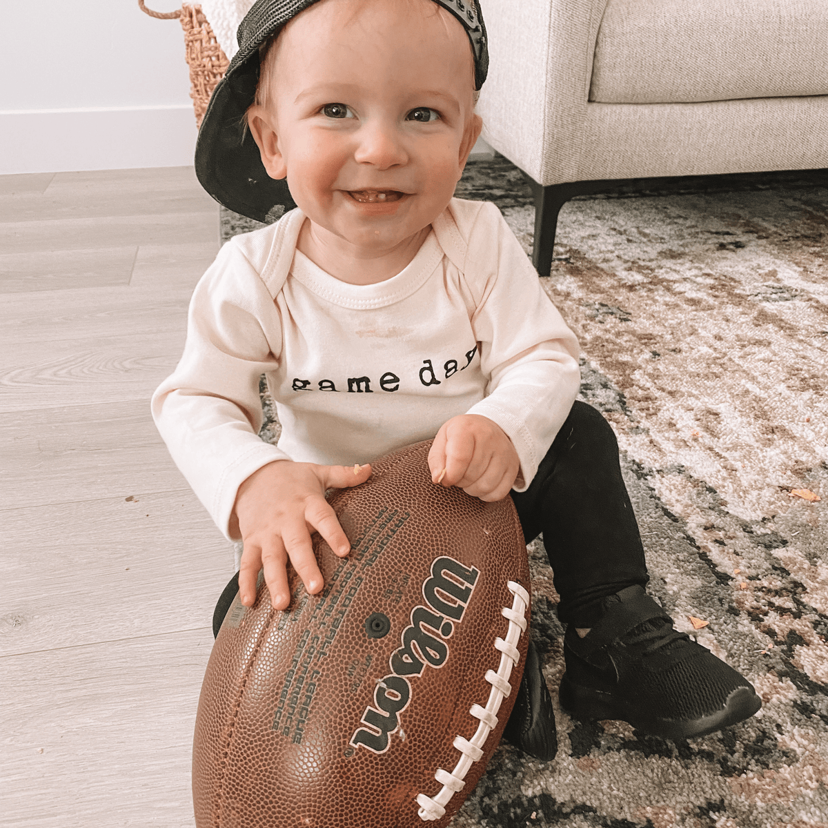 Game Day Organic Bodysuit Long Sleeve - view 4