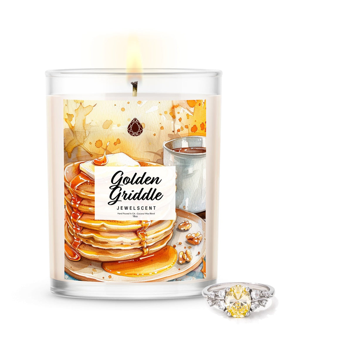 Golden Griddle 18oz Mystery Jewelry Candle - view 2