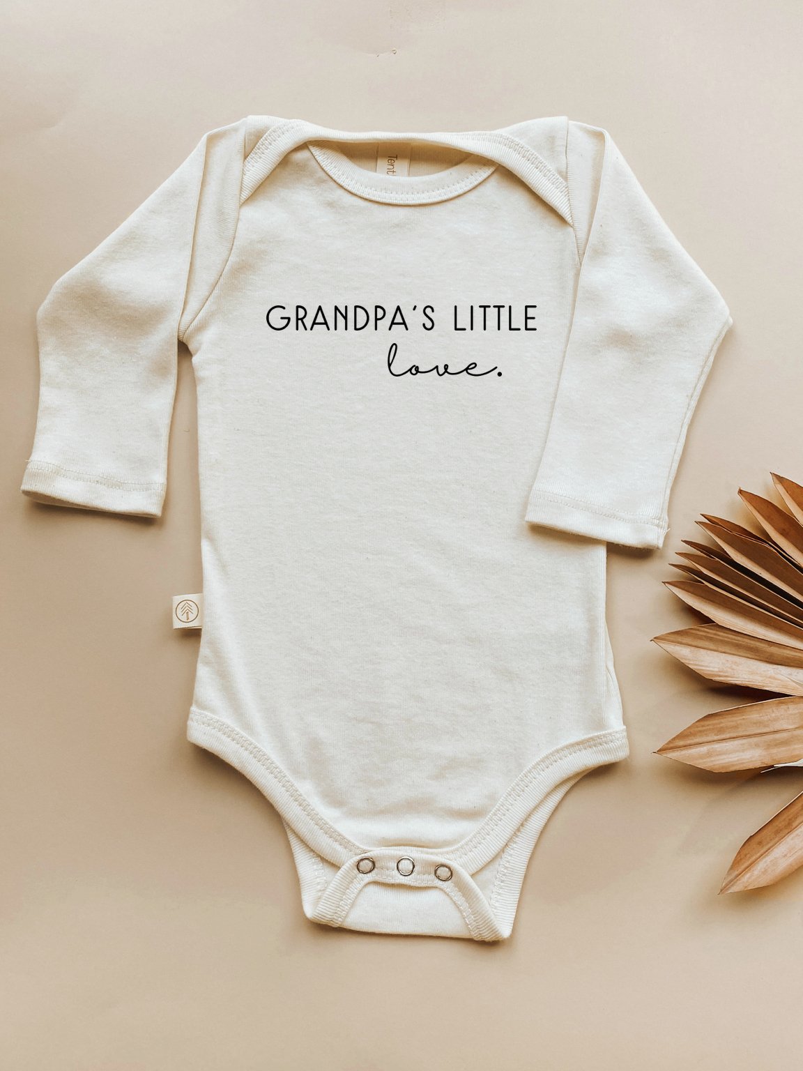 Grandpa's Little Love Organic Bodysuit Long Sleeve - 0-3M, 3-6M, 6-12M, 12-18M, 18-24M - view 5