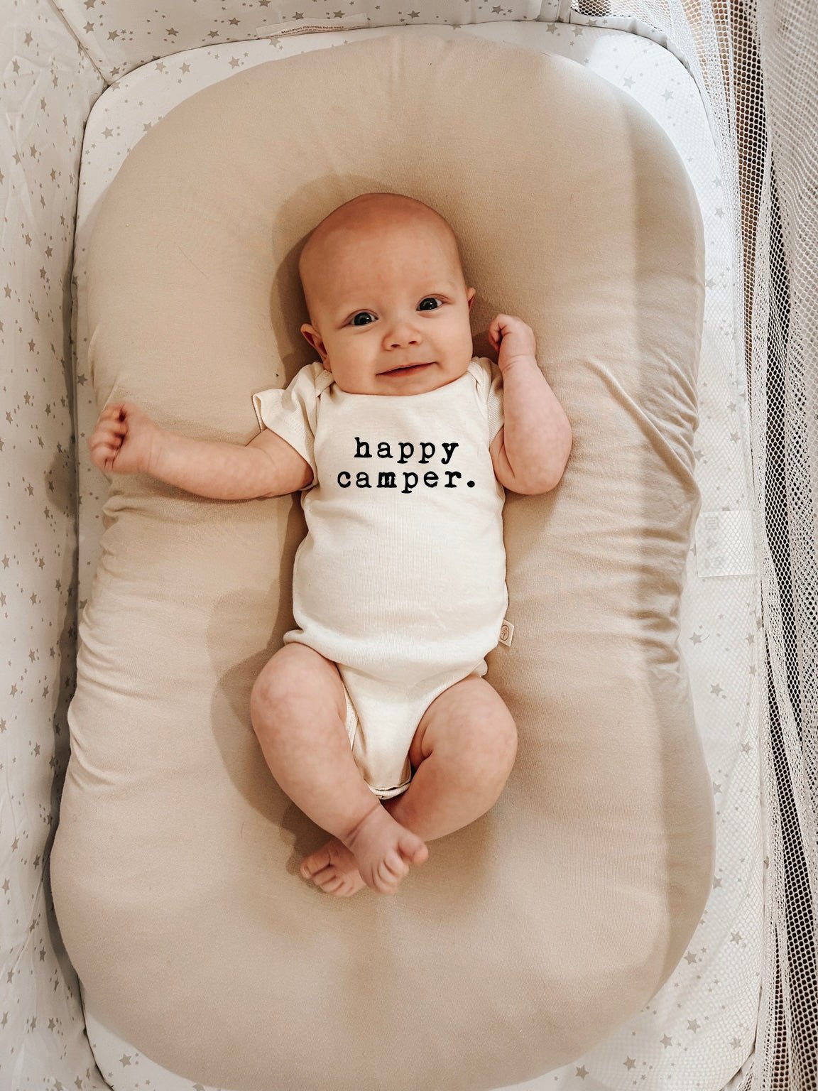 Happy Camper Organic Baby Bodysuit - view 3