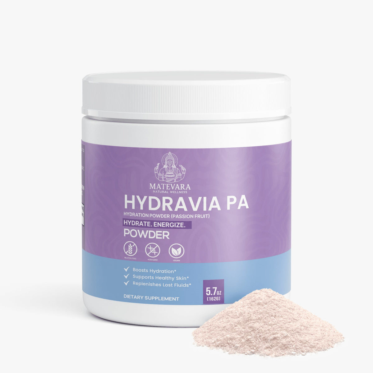 Hydravia Pa Hydration Powder Passion Fruit - Energy Drink Mix - view 2