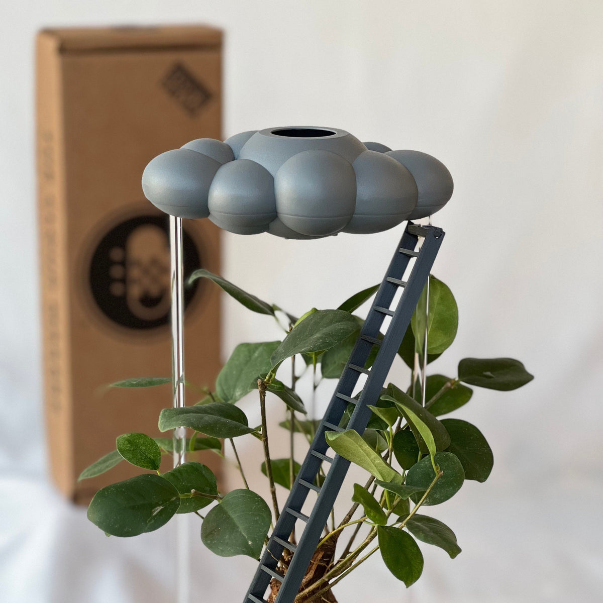 Stormy Dripping Rain Cloud with Ladder Charm - view 3