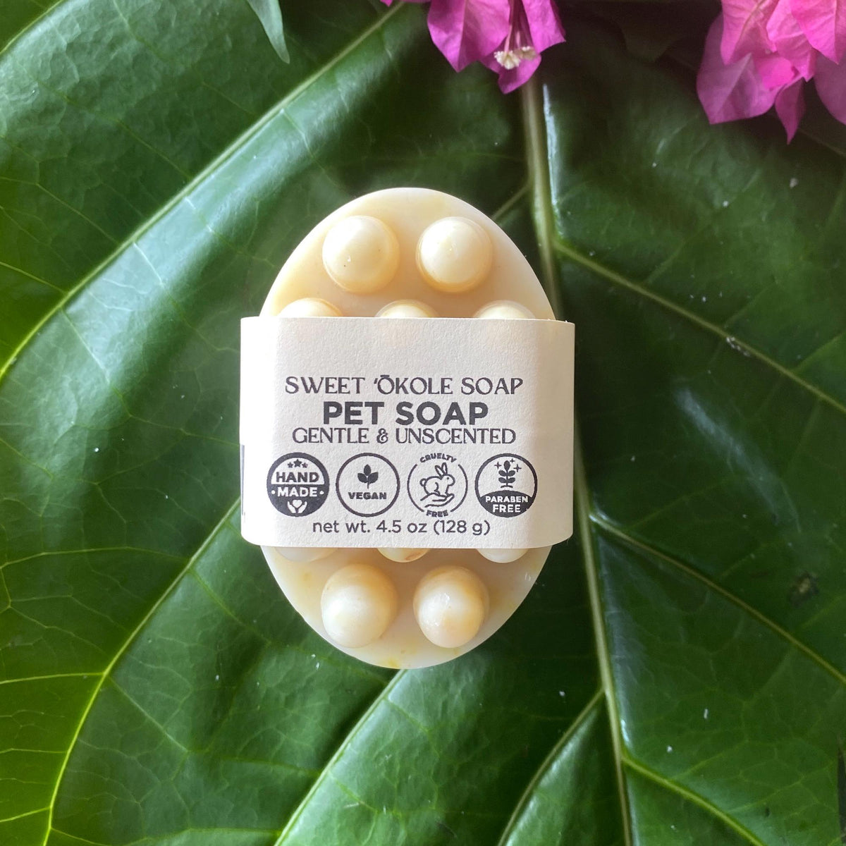 Natural Pet Shampoo, Sensitive Skin Dog & Cat Soap, Gentle Unscented - view 3