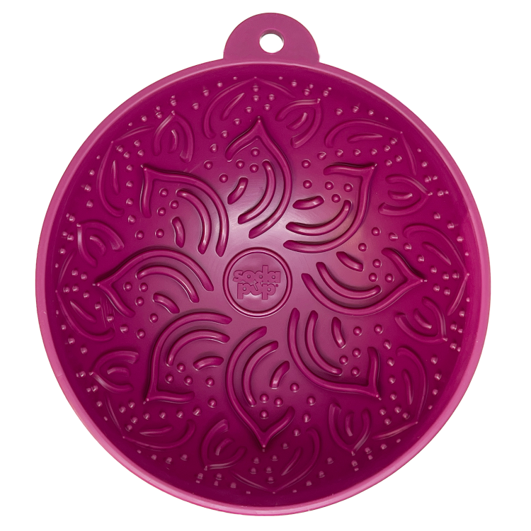 Garden of Eatin' Tipsy Bowl - Wobble Lick Mat for Dogs & Cats - Plum Garden of Eatin' Tipsy Bowl - view 3