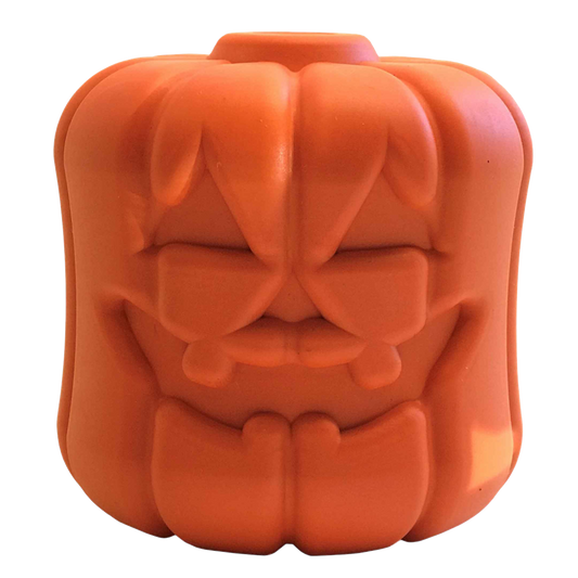 Jack O' Lantern Dog Toy - Durable Halloween Chew Toy for Large Dogs - Large Jack-O-Lantern Toy