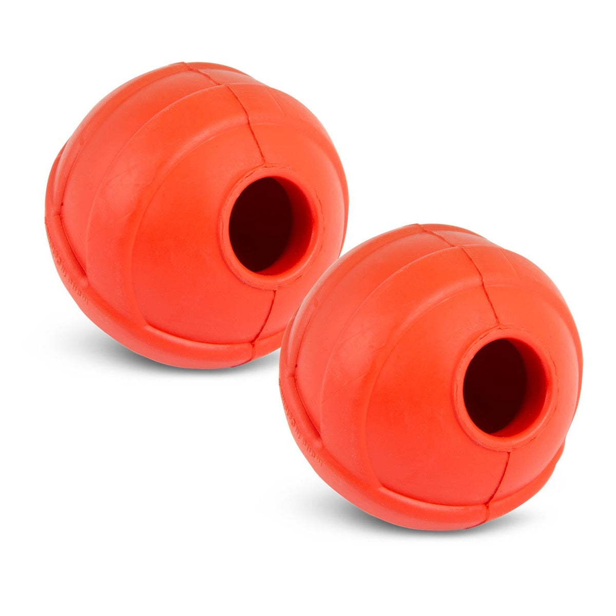 Jeffers Red Orbits Ball Natural Rubber Dental Treat Dispensing Dog