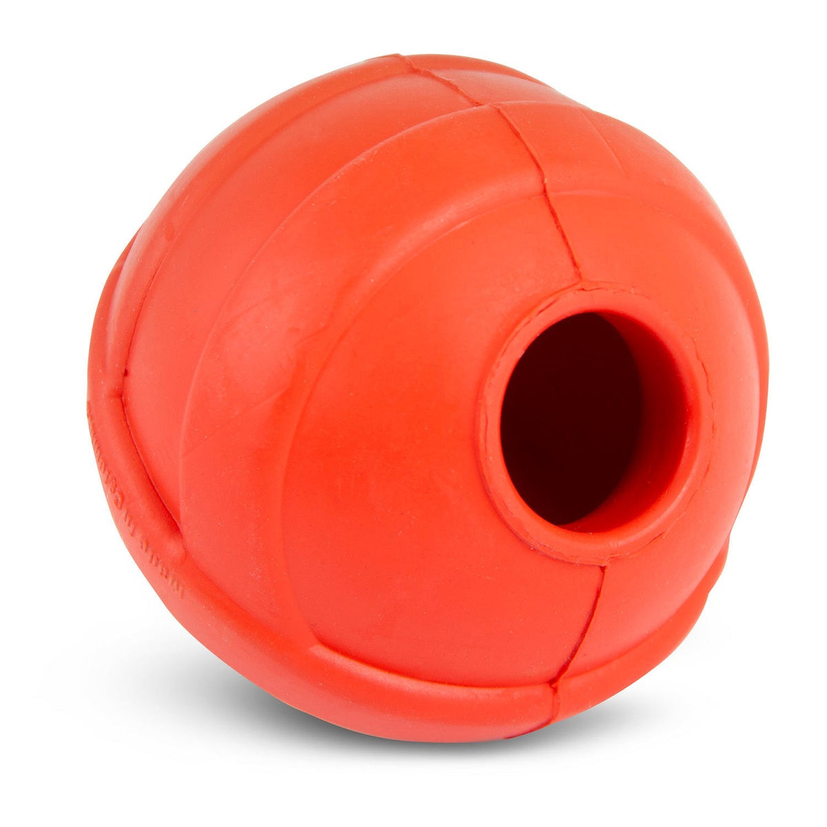 Jeffers Red Orbits Ball Natural Rubber Dental Treat Dispensing Dog - Red, Medium, 1 - view 7