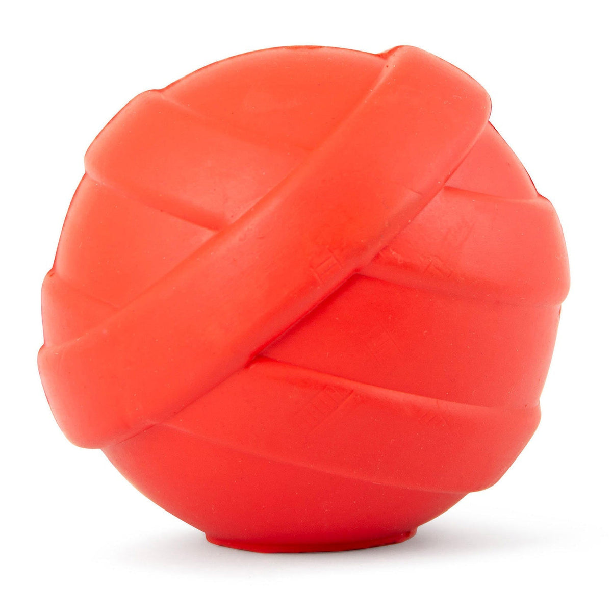 Jeffers Red Orbits Ball Natural Rubber Dental Treat Dispensing Dog