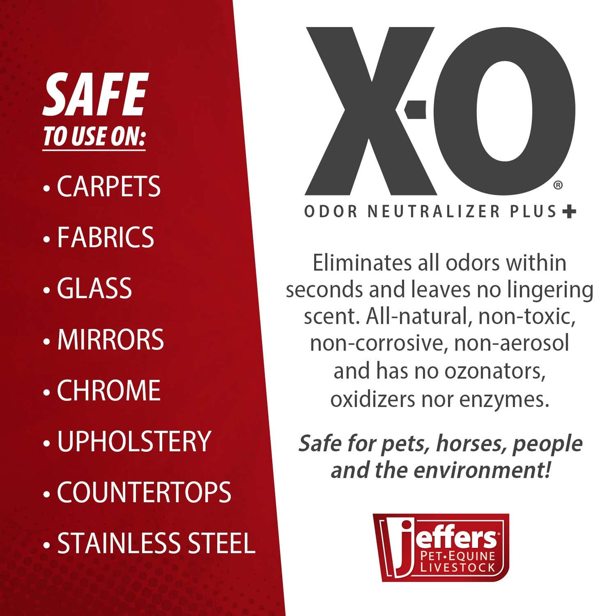 Jeffers X-O Pet Odor Neutralizer Plus + Cleaner Concentrate - Image 6