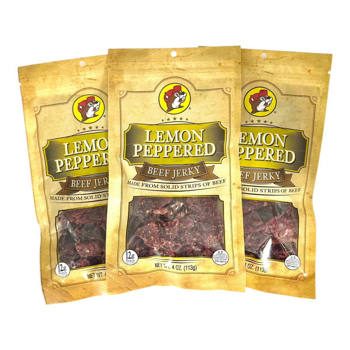 Lemon Peppered Beef Jerky - 3-Pack - view 4