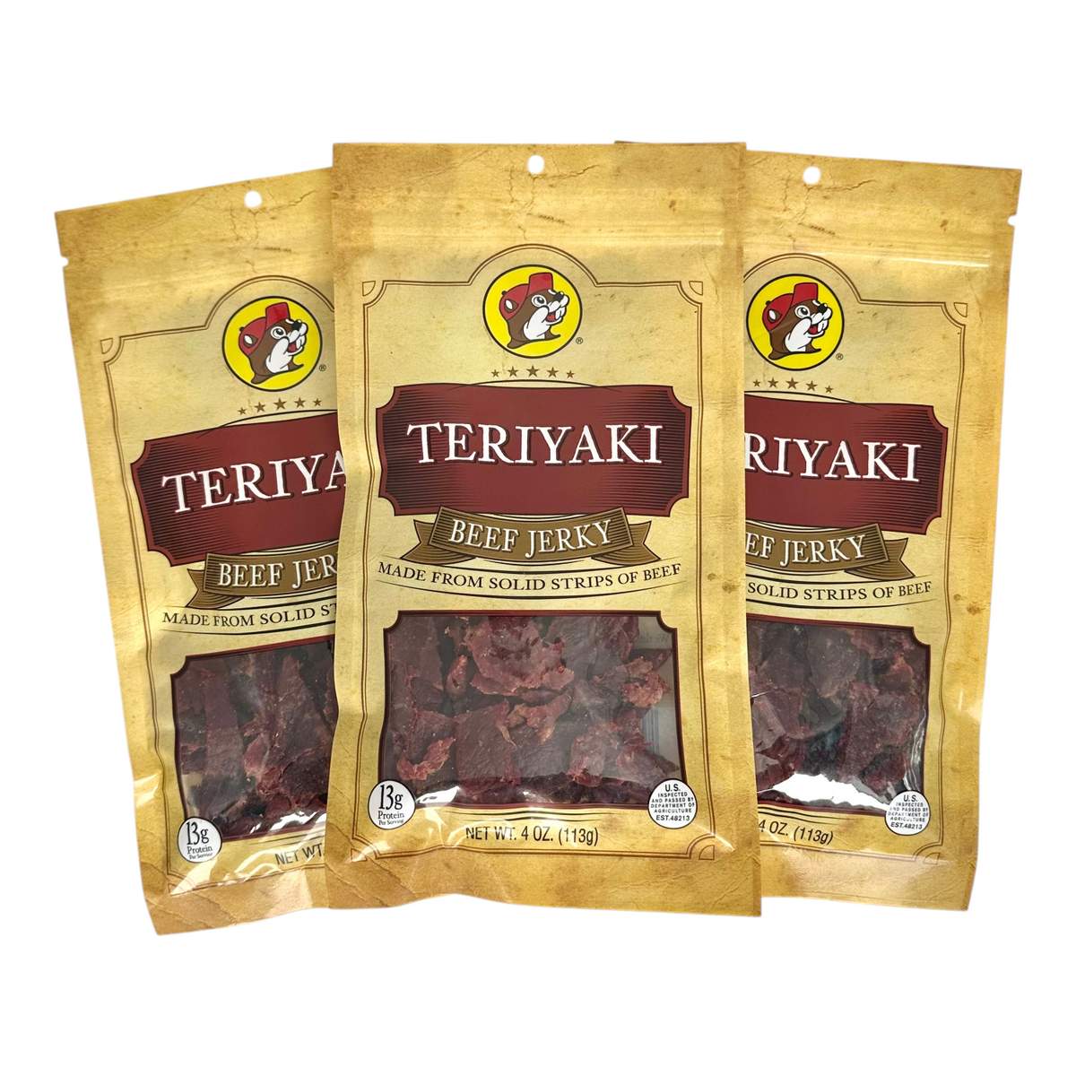 Teriyaki Beef Jerky - 4oz, 3-Pack - view 4