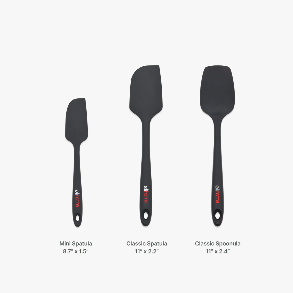 Elihome 3 Piece Silicone Spatula Set — Elihome