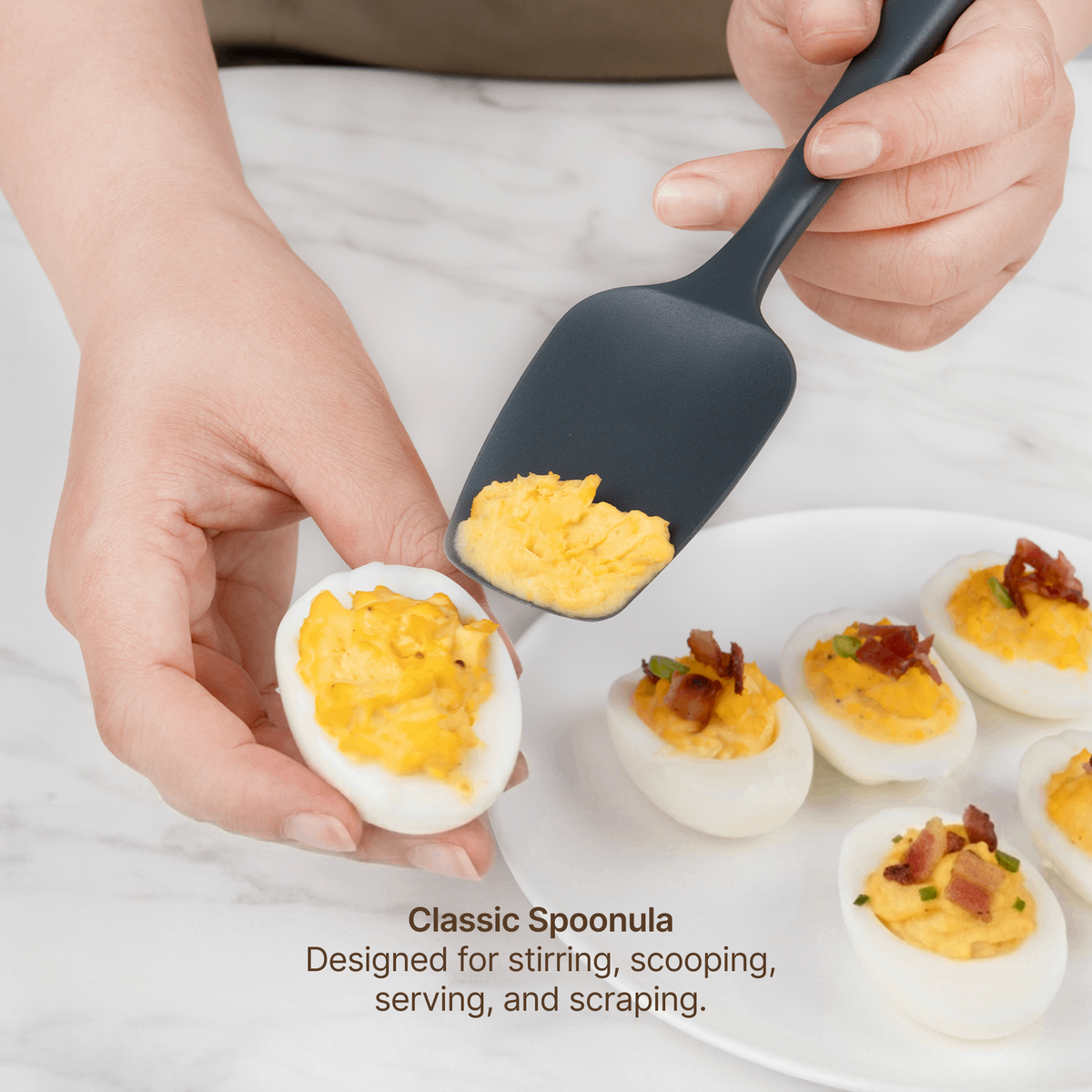 Elihome 3 Piece Silicone Spatula Set — Elihome