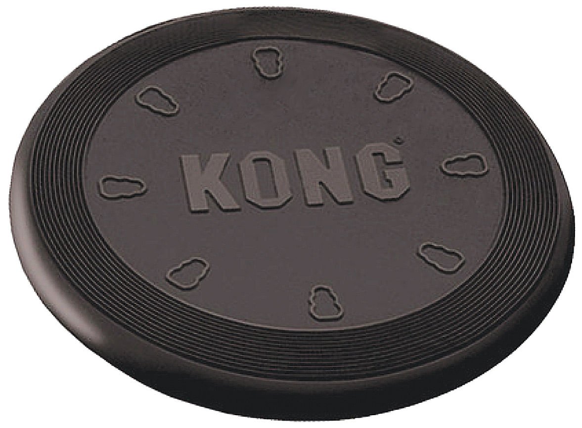 KONG Extreme Flyer Dog Toy - Black, 10 in, 1