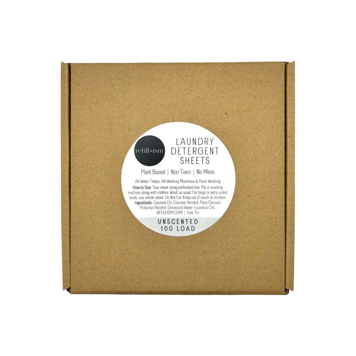 Laundry Detergent Sheets - 100 Load - Eco-Friendly & Plant-Based - Unscented - view 5