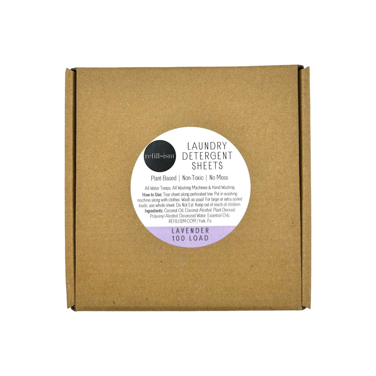 Laundry Detergent Sheets - 100 Load - Eco-Friendly & Plant-Based - Lavender - view 4