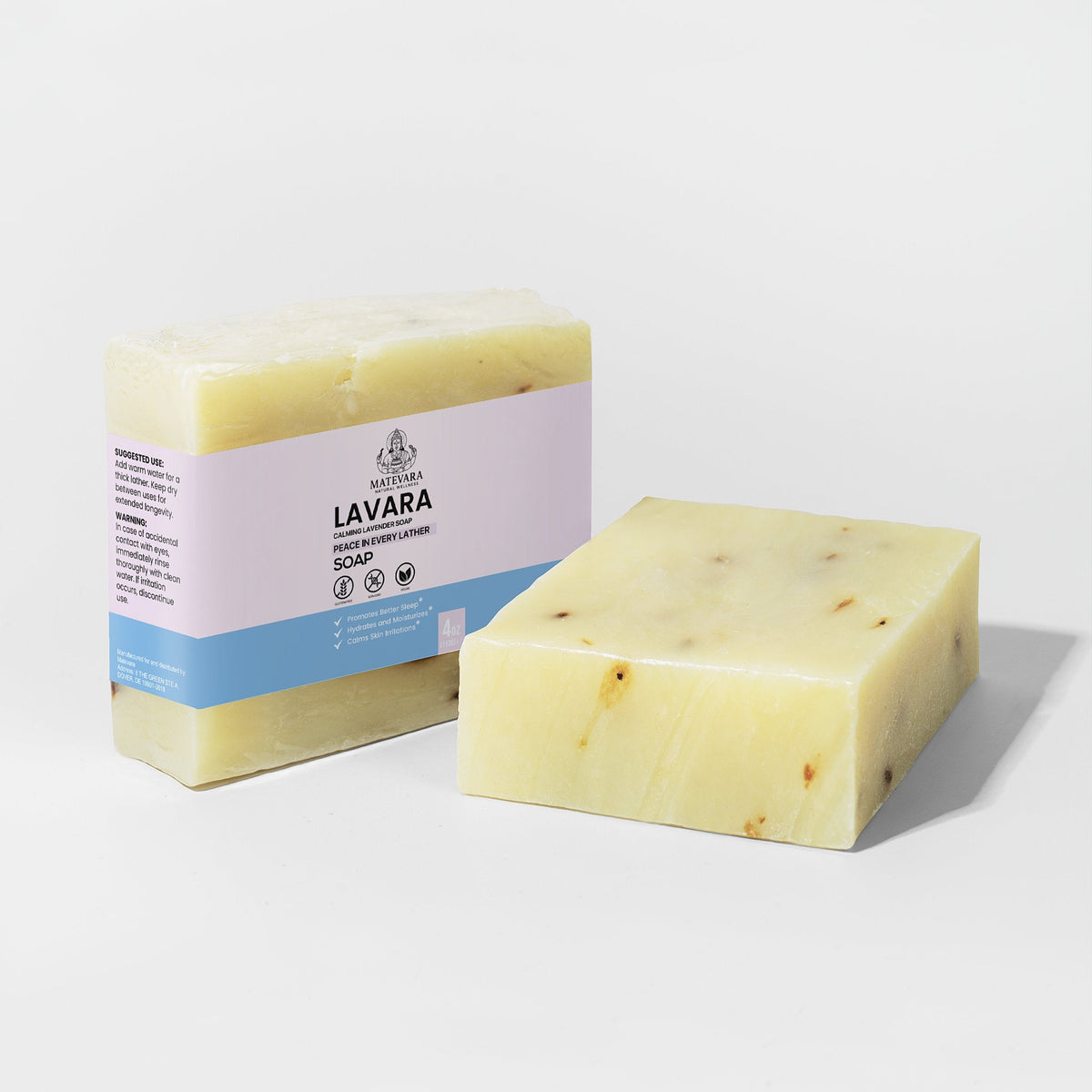 Lavara Calming Lavender Soap for Sensitive Skin - 4oz - view 3