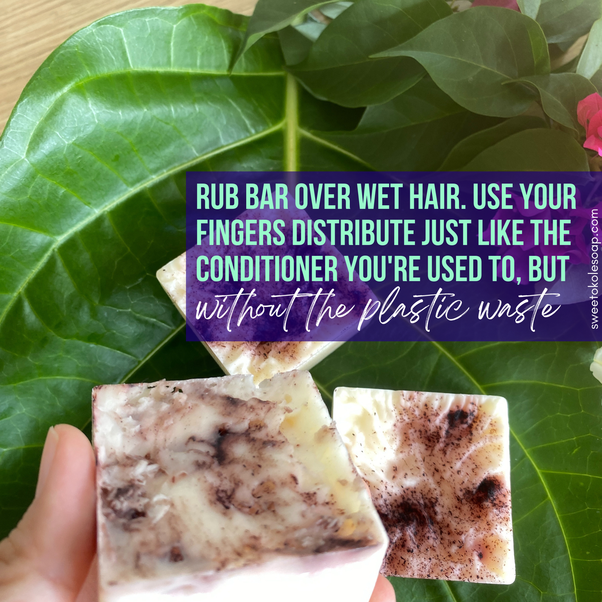 Lavender Clary Sage Solid Conditioner Bar with Argan Oil - view 5