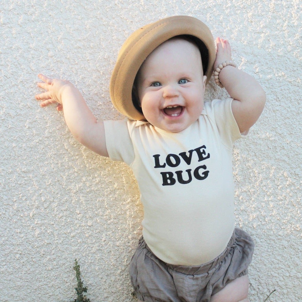 Love Bug Organic Baby Bodysuit - view 6