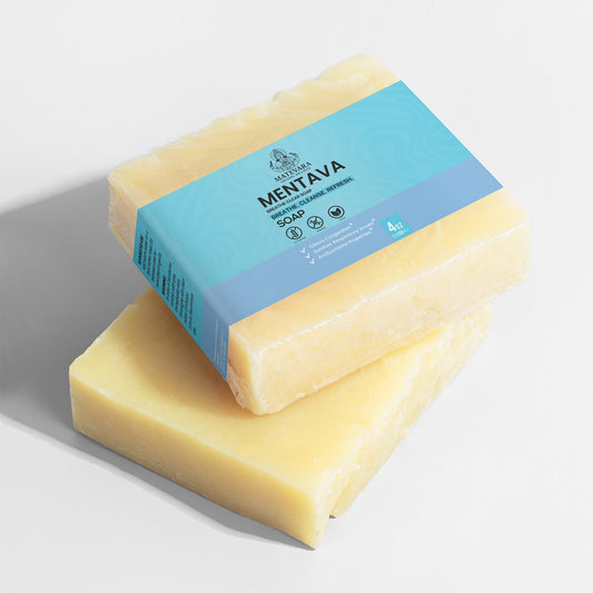 Mentava Cooling Refresh Soap |Natural Moisturizing Bar Soap - 4oz - view 2