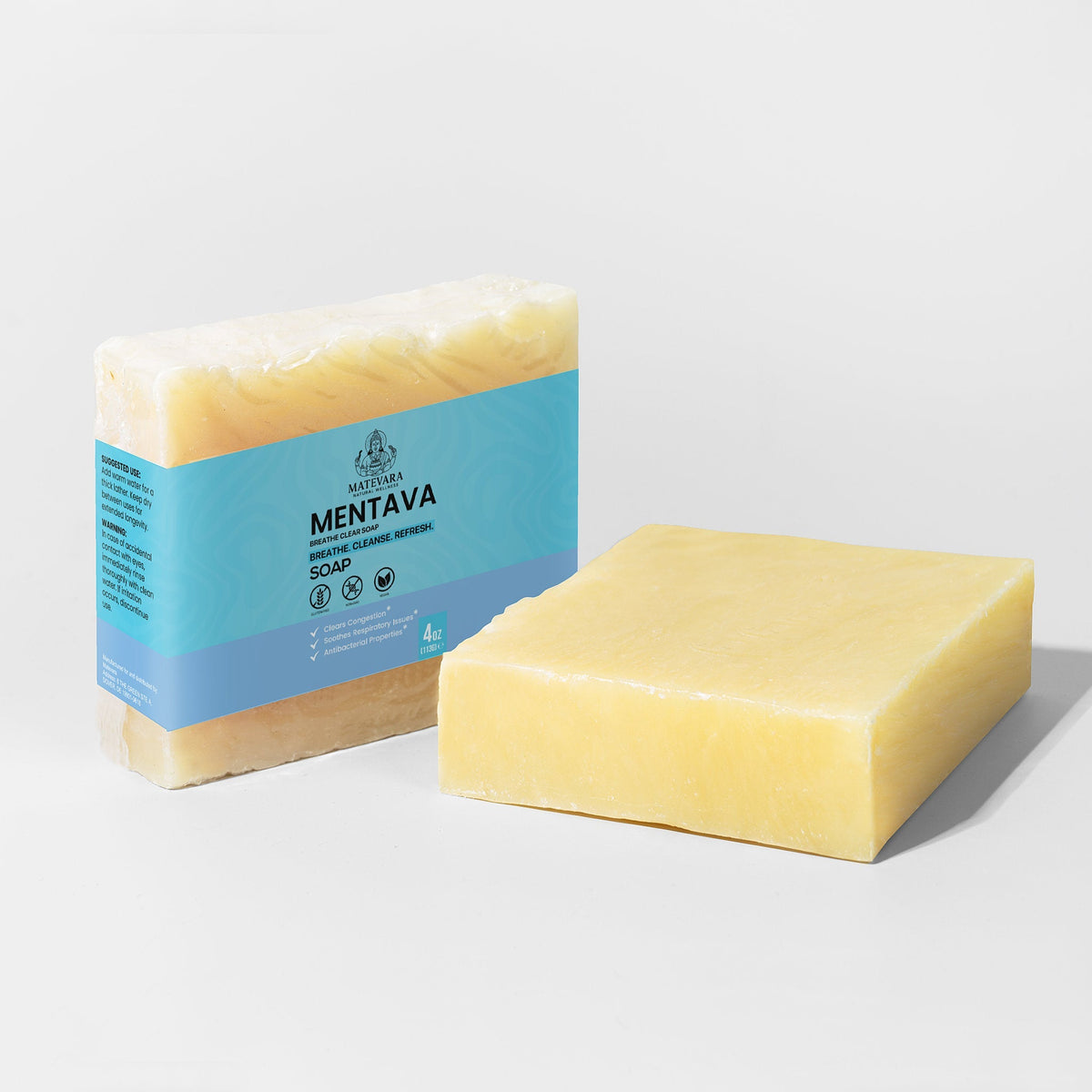 Mentava Cooling Refresh Soap |Natural Moisturizing Bar Soap - 4oz - view 4
