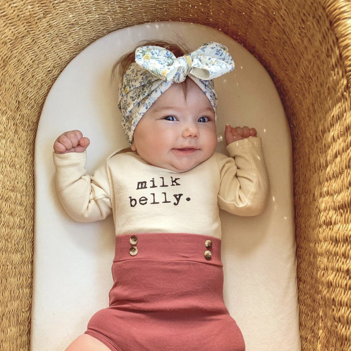 Milk Belly Organic Bodysuit Long Sleeve - view 7