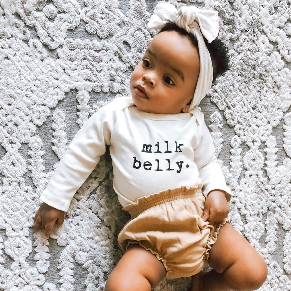 Milk Belly Organic Bodysuit Long Sleeve - view 6