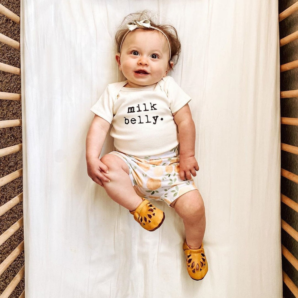 Milk Belly Organic Baby Bodysuit - view 5