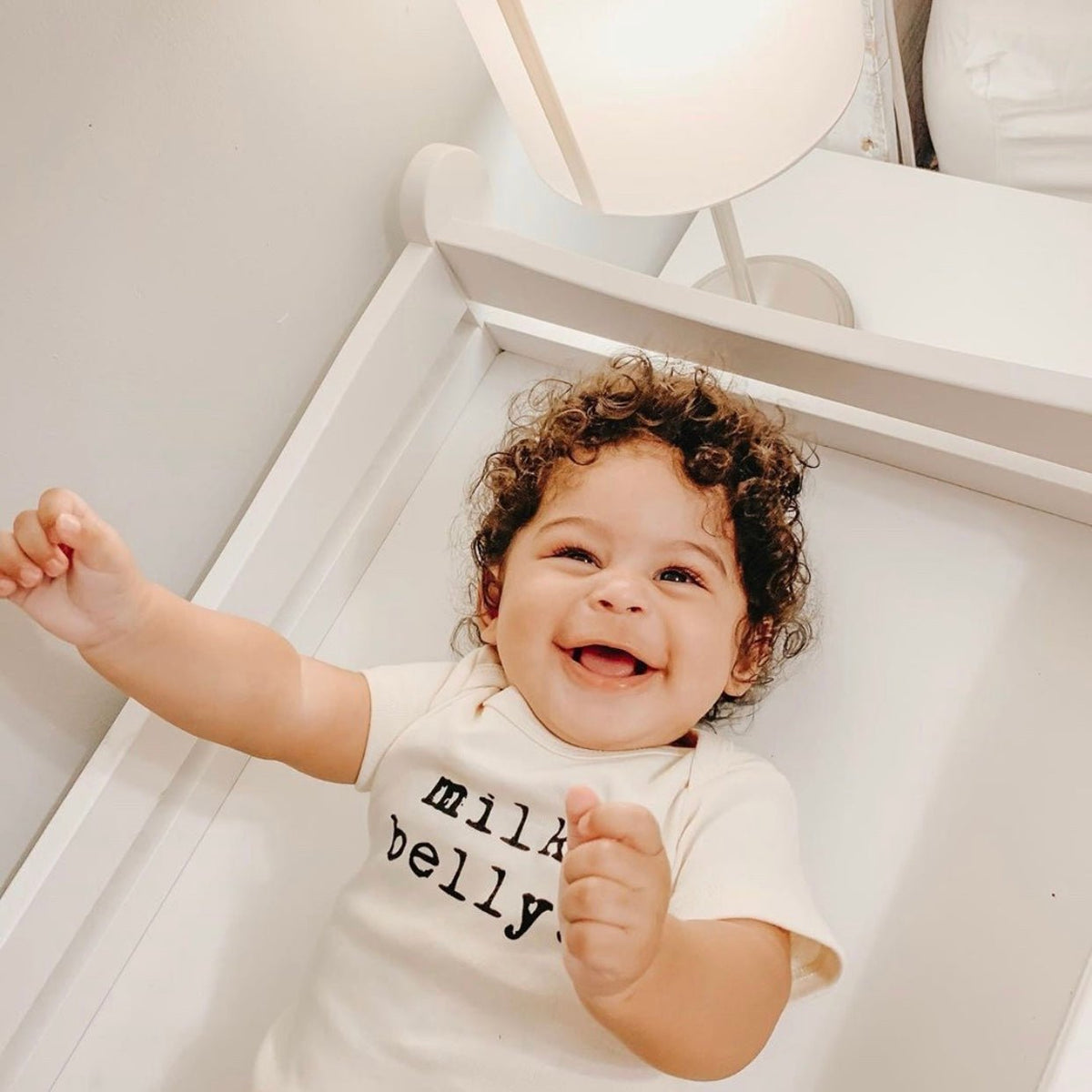 Milk Belly Organic Baby Bodysuit - view 6