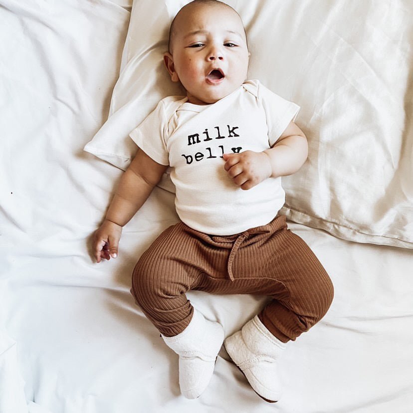 Milk Belly Organic Baby Bodysuit - view 7
