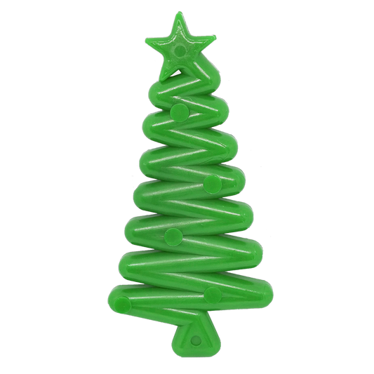 Christmas Tree Nylon Dog Chew Toy for Aggressive Chewers - XMas Tree Nylon Toy - green