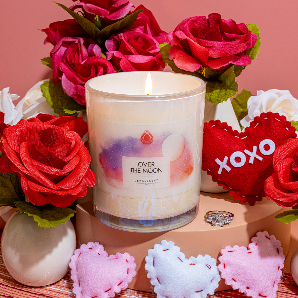 Over The Moon 10oz Mystery Jewelry  Candle - view 2