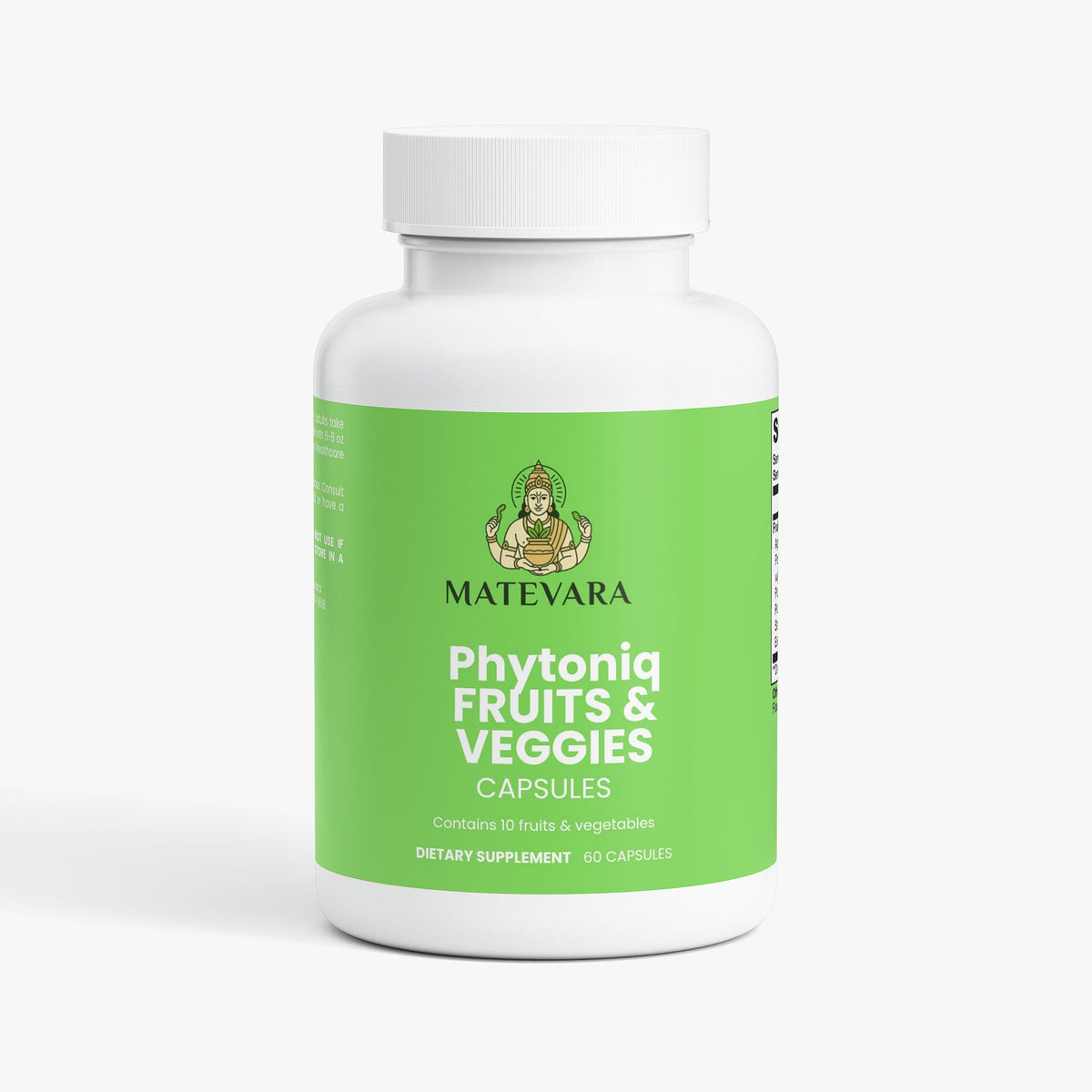 Phytoniq Fruits & Veggies |Digestive Support Capsules - 60 Count