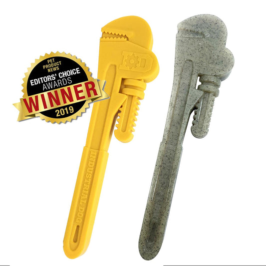Pipe Wrench Nylon Dog Toy for Aggressive Chewers - USA Made - SodaPup