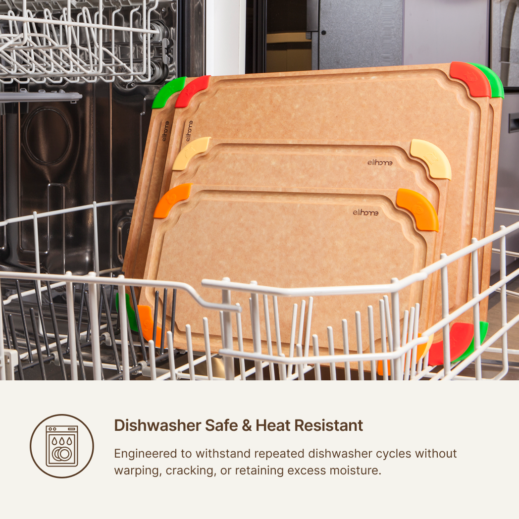 Premium Series Cutting Board - Non Slip & Color Code - Medium — Elihome