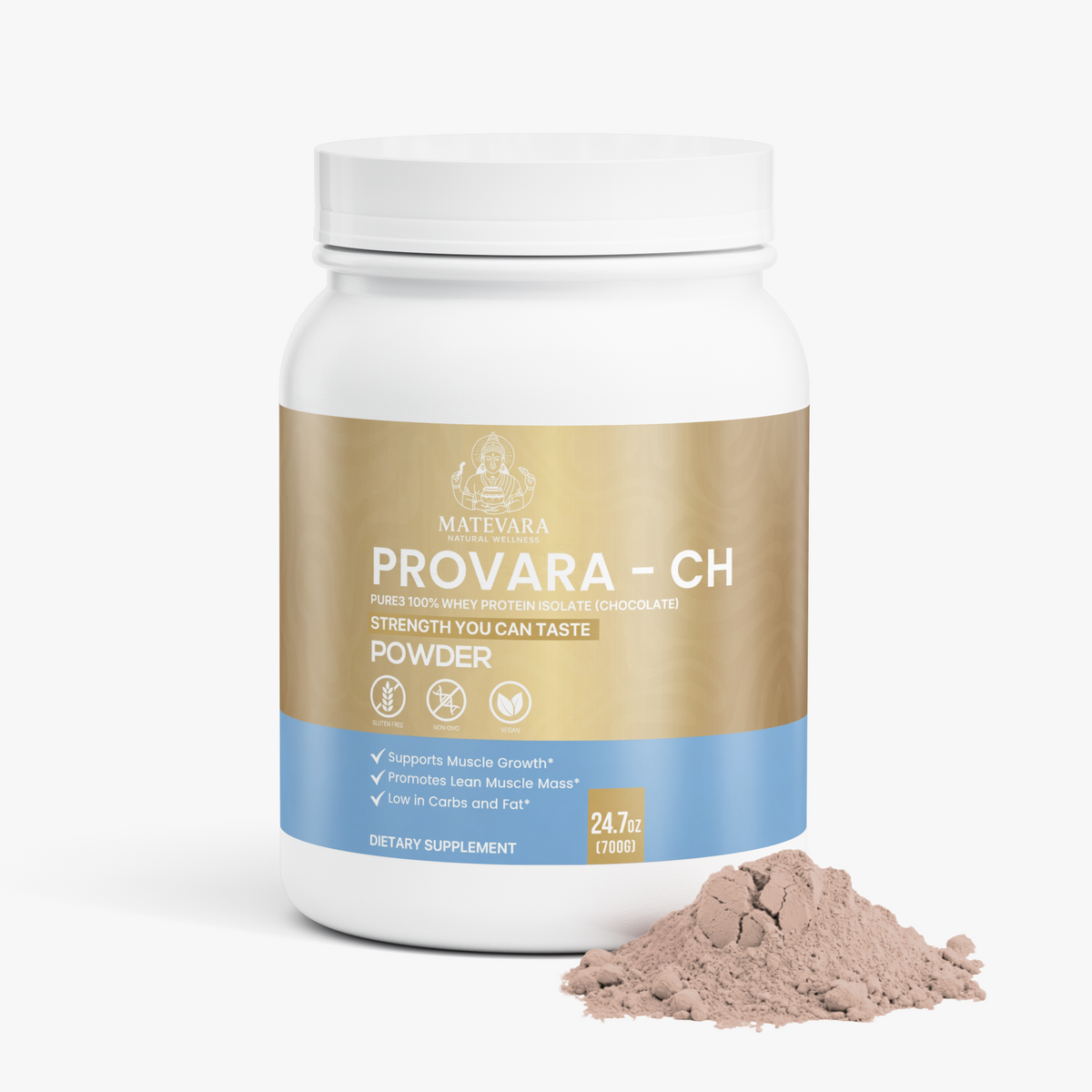 Provara - CH Pure3 100% Whey Protein Isolate - 24.7 oz - view 2