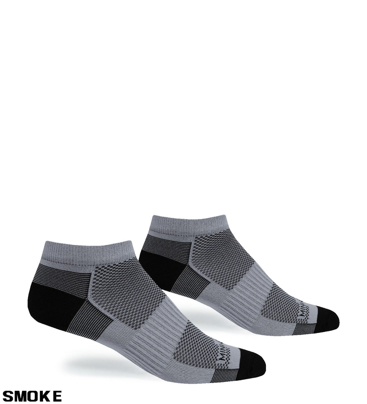 PT Mini-Cool Sock - Medium (Men's 4-8, Women's 5-10), Smoke, Large (Men’s 9-12, Women’s 11+), X-Large (Men’s 13-15)