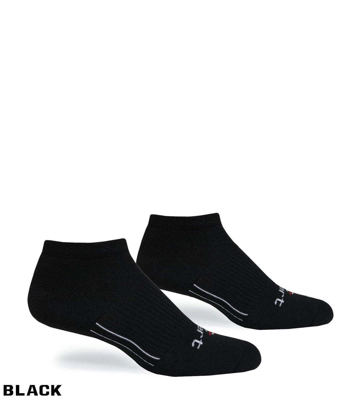 PT Lo-Cut Cushioned Running Socks - Medium (Men's 4-8, Women's 5-10), Black, Large (Men’s 9-12, Women’s 11+), X-Large (Men’s 