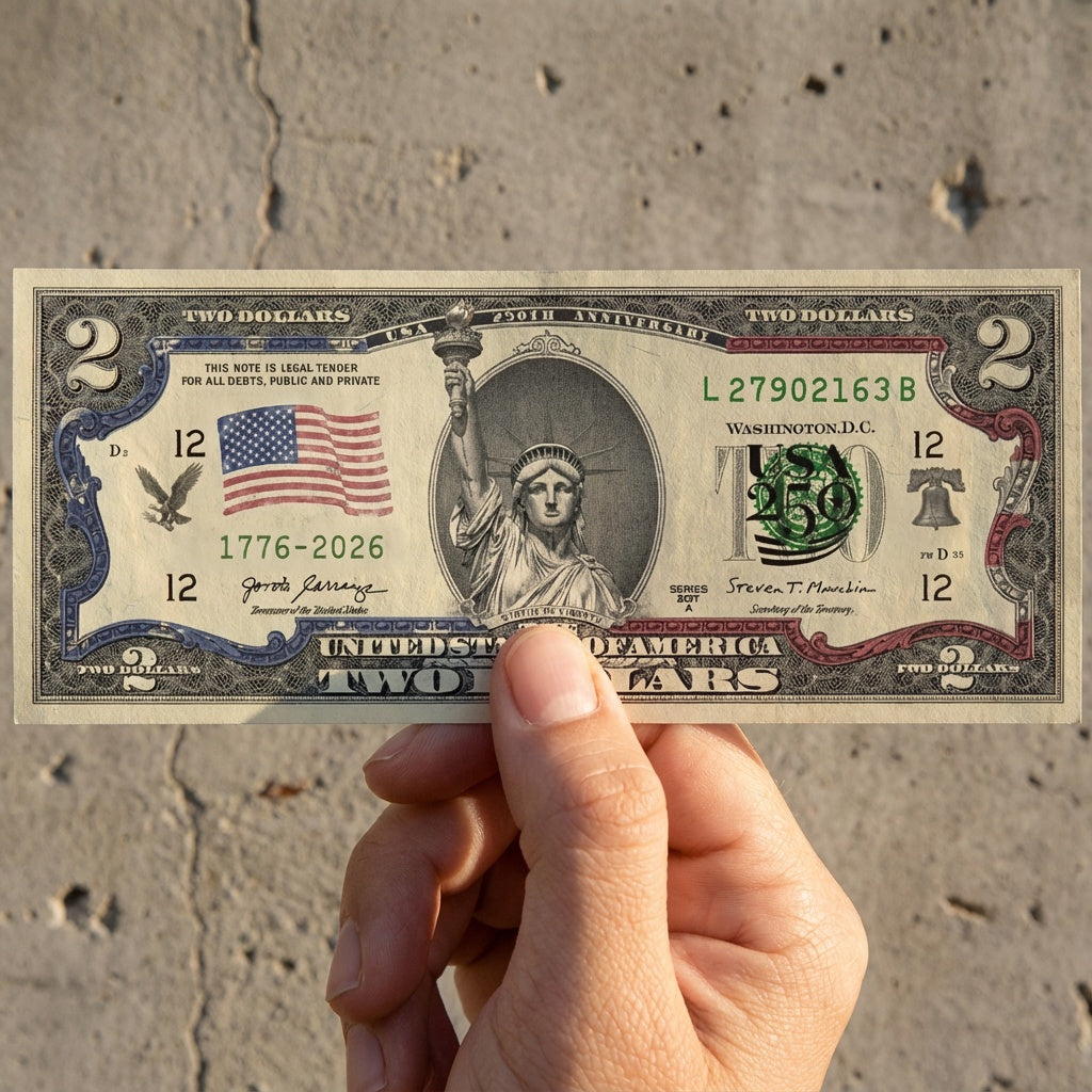 250th Anniversary $2 Bill - Statue of Liberty - Genuine Legal Tender - view 2