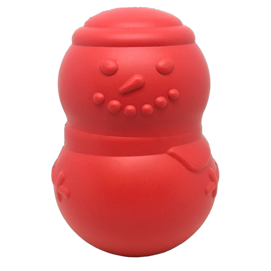 Snowman Dog Toy - Durable Winter Chew Toy for Large Dogs - USA Made - Large Snowman Toy