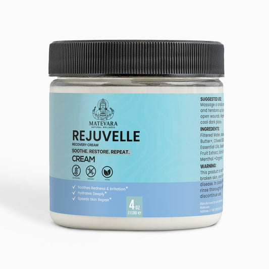 Rejuvelle Recovery Cream - Hydrating Skin Moisturizer - 4 oz