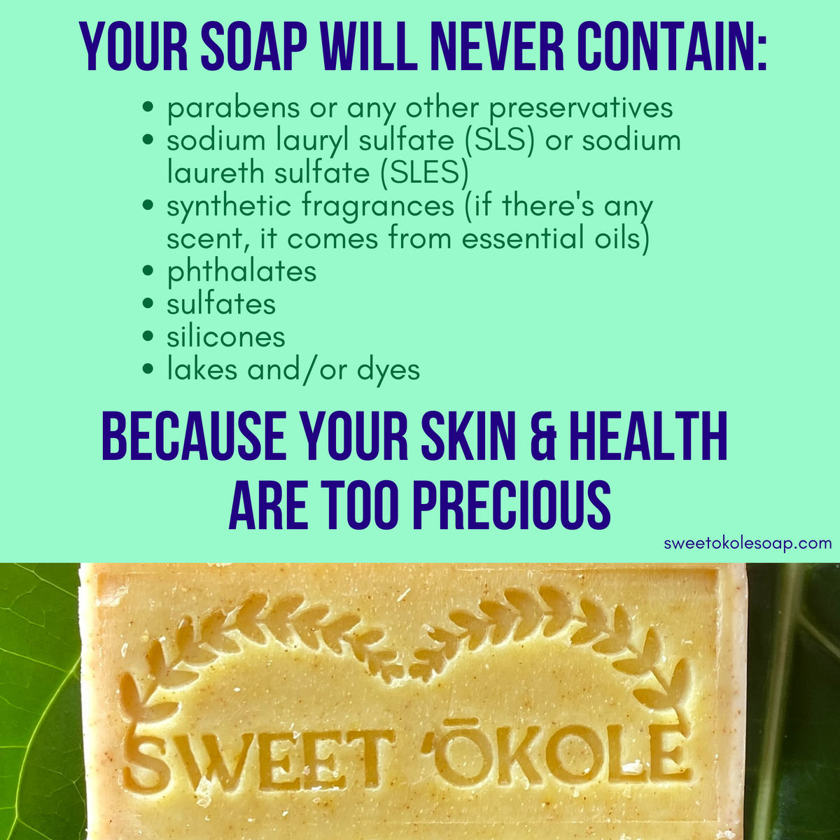 Turmeric Sensitive Skin Soap, Gentle Complexion Bar with Oats & Olena - view 6
