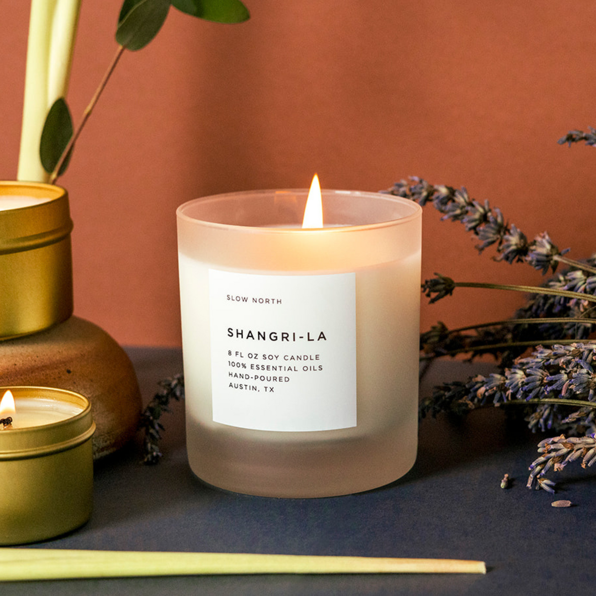 Shangri-La - Signature Candle (Eucalyptus + Lavender + Lemongrass) - view 3