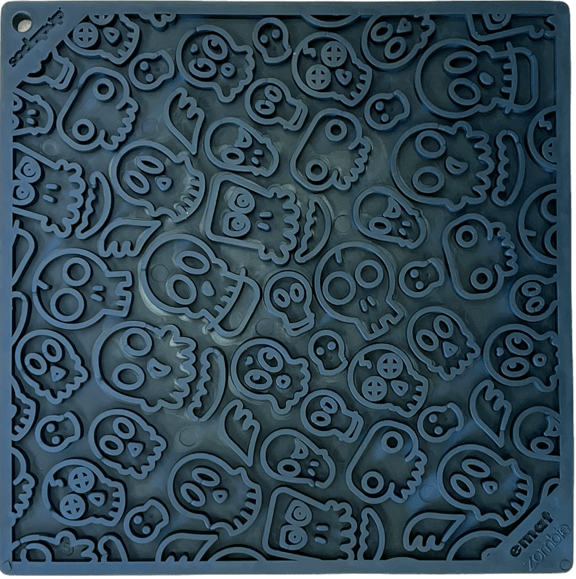 Zombie eMat - Enrichment Lick Mat for Dogs and Cats - Zombie E-Mat - Black - view 3