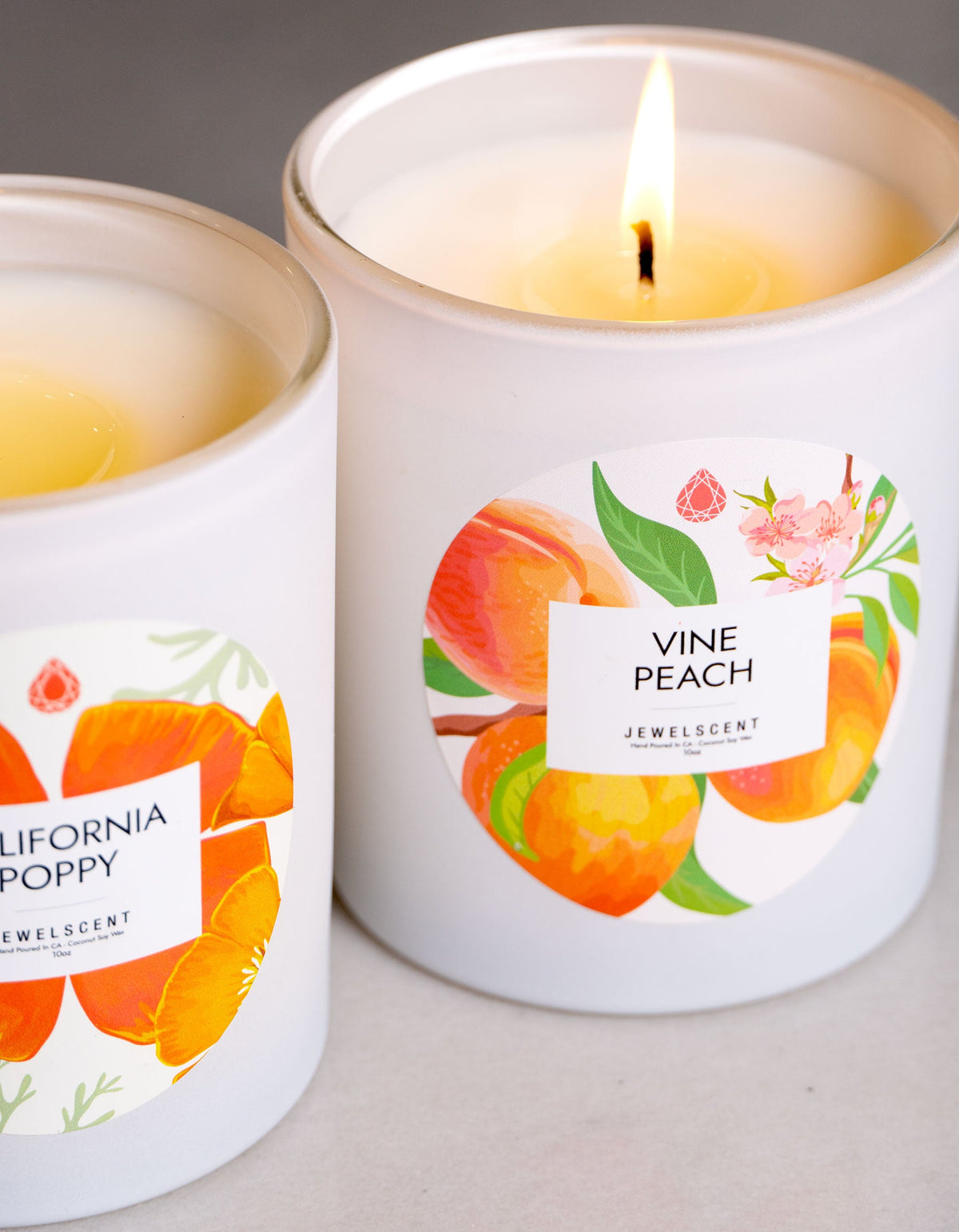 Vine Peach 10oz Mystery Jewelry Candle - view 3