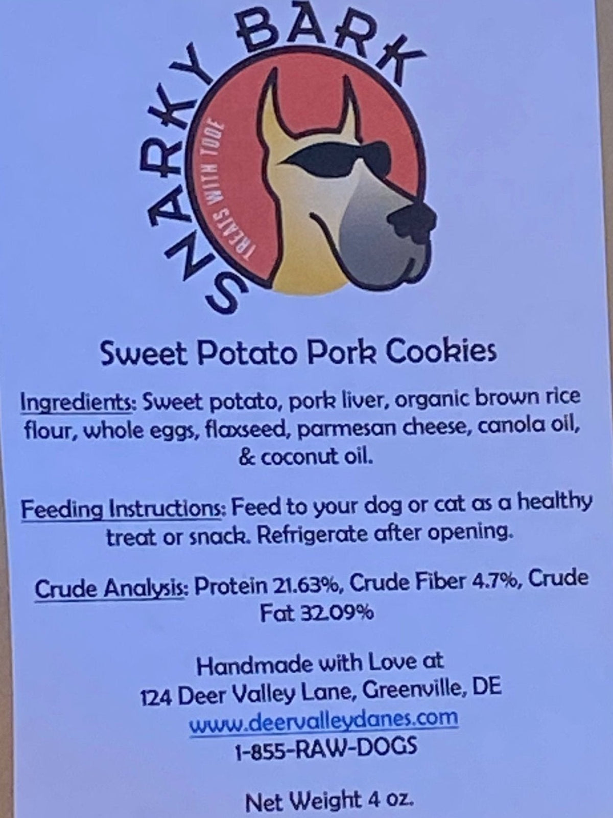 Snarky Bark Sweet Potato Pork Cookie Treats - view 3