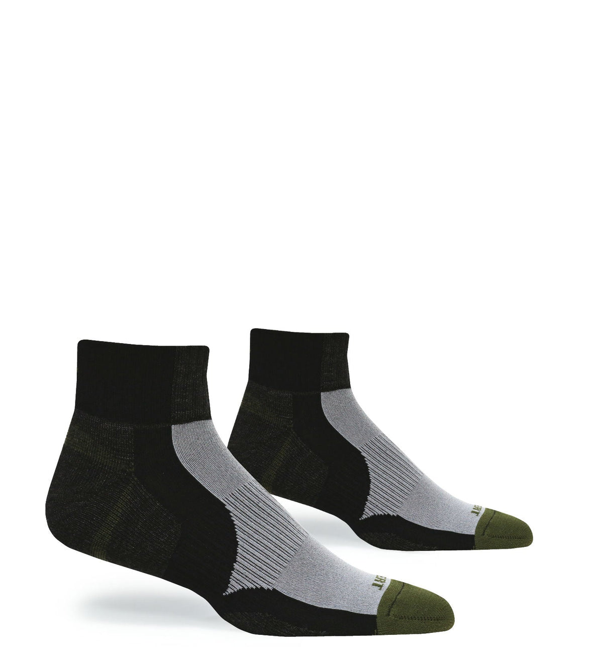 Tri-Athlete Merino Wool Athletic Socks - Medium (Men's 4-8, Women's 5-10), OD Green, Large (Men’s 9-12, Women’s 11+), X-Large
