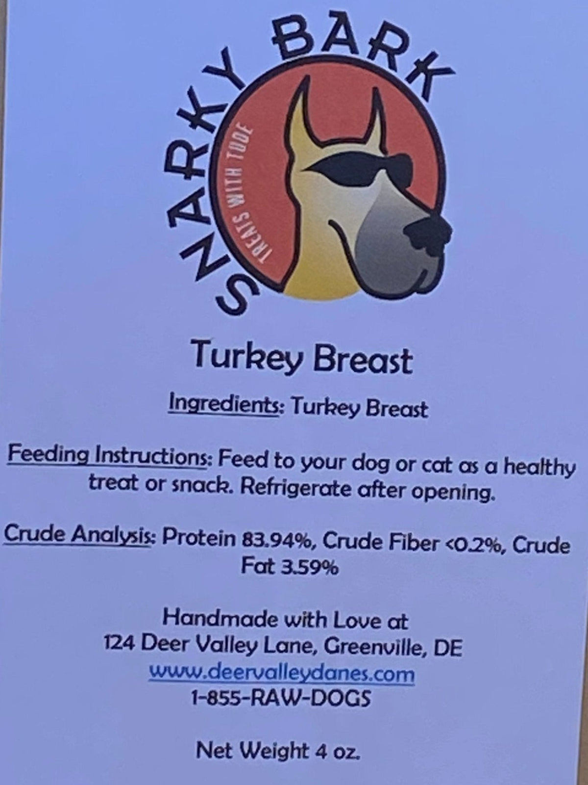 Snarky Bark Turkey Breast Jerky - view 3