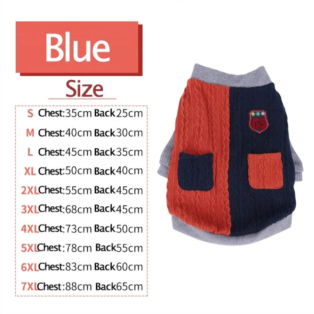 Dog Clothes Warm Sweater Two Feet Jackets Soft Clothing for Small Big Dogs Costume - image 8